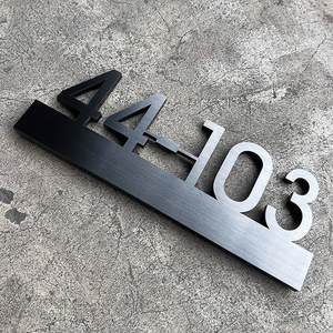 Luces para el hogar: Nueva placa electrónica <span class=keywords><strong>LED</strong></span> inteligente con pantalla táctil HFBH verificada, IP65, para hotel, con número de habitación - Product Image 1