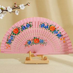 Ventilador de Mano de Madera con Diseño Personalizado, Impresión a Todo Color, para Decoraciones, Recuerdos, Navidad, Año Nuevo, Halloween - Product Image 4