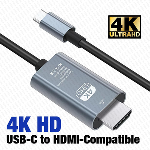4K 60Hz 8K Hz <span class=keywords><strong>USB</strong></span> C a HDTV Adaptador Tipo C Cable HDTV Cable para iPhone 17 TV Convertidor MacBook Air iPad Samsung Laptop - Product Image 6
