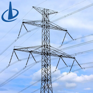 <span class=keywords><strong>Tour</strong></span> de transmission électrique 220 kV en treillis, autoportante en acier galvanisé, à double circuit, en acier cornière, 60-180 m - Product Image 6