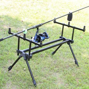 Selco-caña de pescar con patas ajustables, accesorio listo para enviar, para carpa, <span class=keywords><strong>3</strong></span> unidades - Product Image 2
