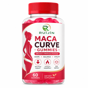 OEM Maca Curve Gummies 60ct Complément alimentaire pour femmes Soutien à la silhouette Équilibre hormonal Métabolisme énergétique Vitalité quotidienne - Product Image 1