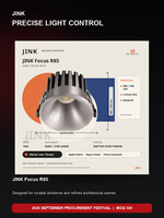 Festival des Achats de Septembre : Spot encastré intelligent JINK Focus R85 Matter over Thread Bauhaus pour Hôtels et Villas