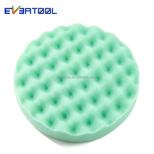 EVERTOOL Kit de cirage de voiture Tampons de <span class=keywords><strong>polissage</strong></span> Tampons de <span class=keywords><strong>polissage</strong></span> Bonnets Éponge et matériau en mousse Compatible avec la <span class=keywords><strong>perceuse</strong></span> - Product Image 5