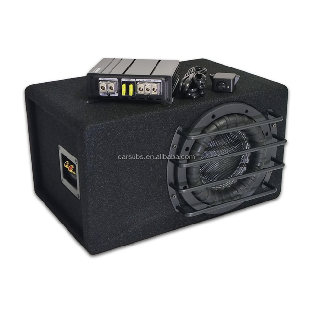 8 Inch Car Active Subwoofer Speaker with MonoBlock Amplifier Class D 500W RMS for TOYOTA GMC FORD Chevrolet Pickup Truck Van
