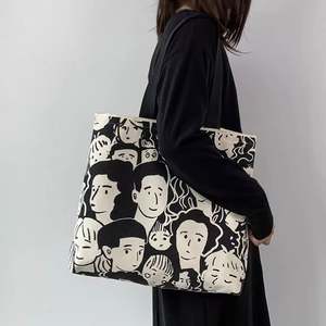 กระเป๋าช้อปปิ้งผ้าแคนวาสหูเชือกฝ้ายแบบใช้ซ้ำได้ ดีไซน์สวย เป็นมิตรกับสิ่งแวดล้อม ขายส่งราคาพิเศษ พร้อมพิมพ์โลโก้ตามสั่ง - Product Image 5