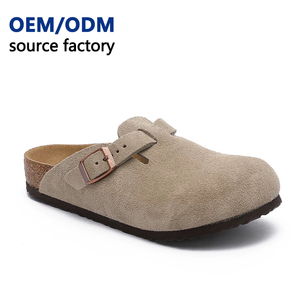 Birkenstocks pour chaussures plates mocassins pour hommes et femmes, semelle en liège légère, toutes saisons - Product Image 5