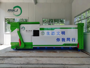 RNKJ 18m3 20m3 Mobile <strong>Garbage</strong> Compression System <strong>Compactor</strong> Machine For <strong>Garbage</strong> Station - Product Image 3