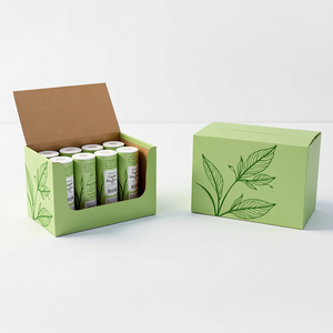 Tùy chỉnh gấp SRP truy cập hiển thị hộp có thể tái chế các tông Kệ sẵn sàng bao bì cho bán lẻ & PDQ Tear-off Master trường hợp - Product Image 4