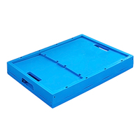 Caisse en plastique pliable YUBO, robuste, empilable, pliable, conteneur de rangement 760x580x497mm