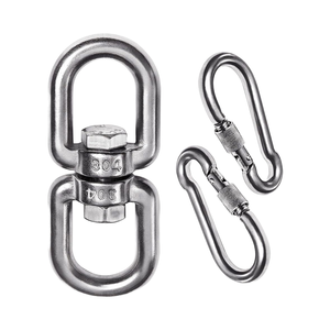 Heavy Duty M8 Anneau pivotant <span class=keywords><strong>Crochet</strong></span> à œil à double extrémité Spinner en acier inoxydable 304 - Product Image 4