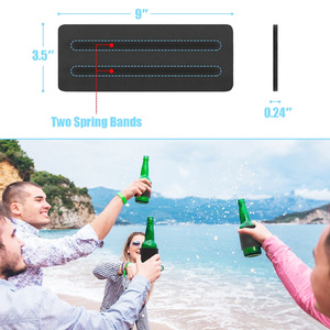 Funda Enfriadora de Latas Antideslizante de 12oz, Reutilizable, Plegable, de Neopreno Aislante, para Bebidas, Cerveza, Refrescos, Mantiene las Bebidas Frías - Product Image 5