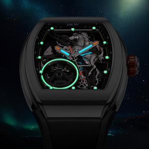 Reloj Mecánico I&W Carnival Sports, Resistente al Agua, con Correa de Goma, Estilo Casual, para Hombre - Product Image 5