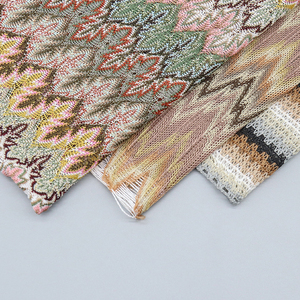 ファッションデザイナー高級レース生地ジオメトリレースかぎ針編み生地衣類用 - Product Image 2