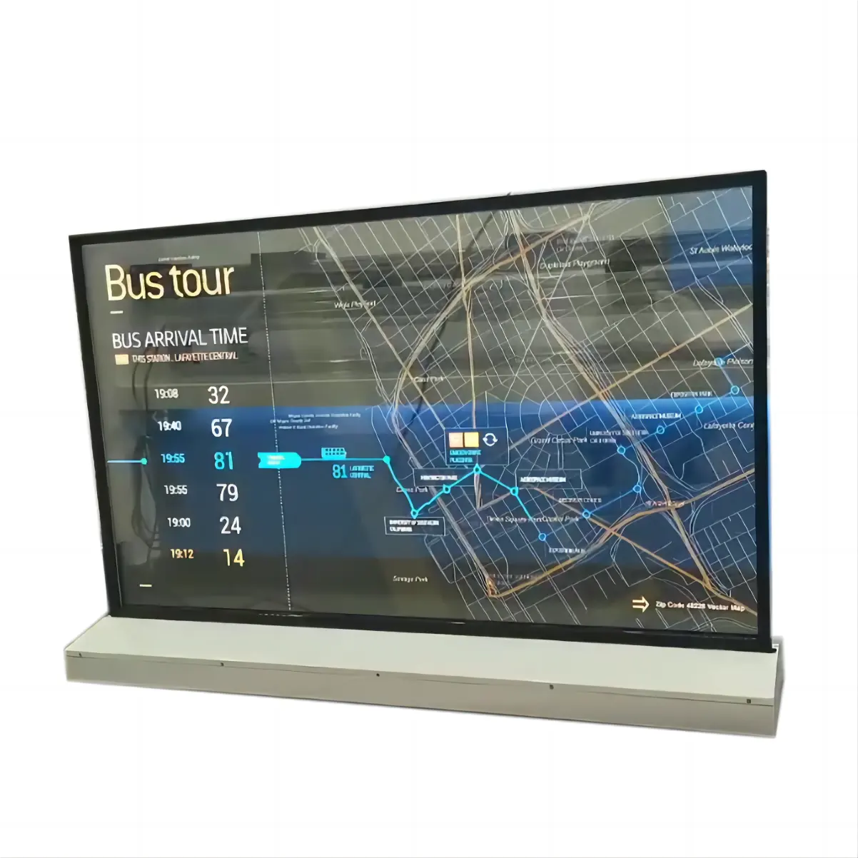 55 inch tela oled transparente oled propaganda digital do apoio HDM/Android máquina LW550JUL-HMA1 transparente oled