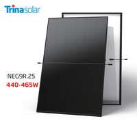 Panneaux solaires industriels Trinasolar Full Black Mono N-type I-TOPCon Ultra Dual Glass Module 445W 455W 465W