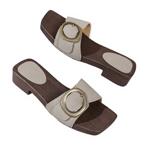 678-3 Nuevas Sandalias de Moda Europea y Americana con Hebilla de Cinturón y Punta Descubierta, Calzado de Plataforma para Mujer - Product Image 4