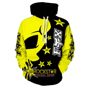 Sudadera con Capucha para Hombre, Tejida, 100% Poliéster, Ligera, Transpirable, Estilo Holgado, con Estampado por Transferencia de Calor, Diseño Latinoamericano - Product Image 2