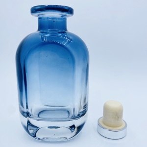 Botella difusora de ambientador de vidrio decorativo para el hogar de 100ml para decoración del hogar - Product Image 4