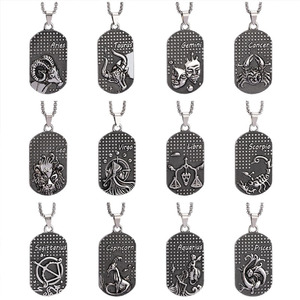 Collar de Acero de Titanio con 12 Constelaciones, Cadena Clásica para Hombre y Mujer - Product Image 5