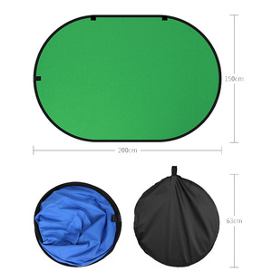 Panneau réflecteur bleu-vert Tianya pour chroma keying, 1,5 x 2 mètres, panneau de fond pliable pour photographie 150 x 200 cm - Product Image 4