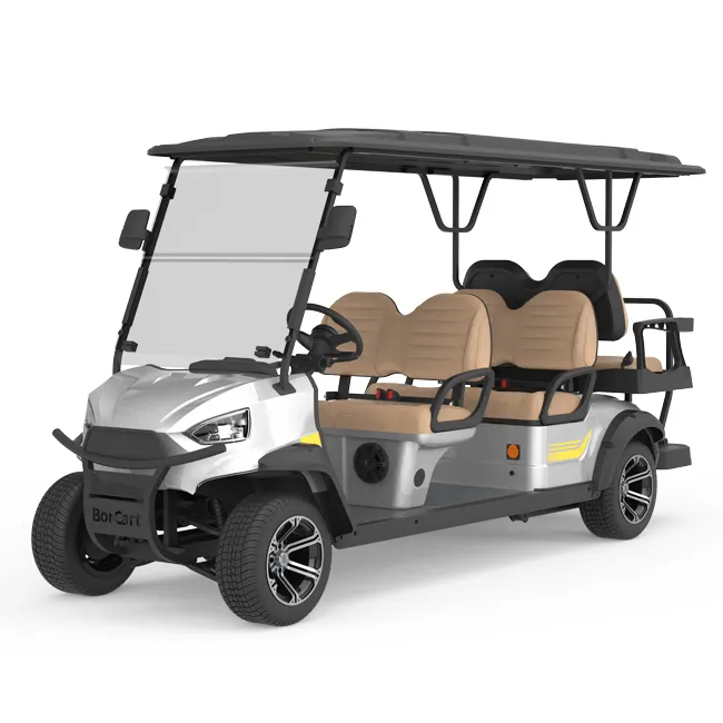 Wholesale Custom Design Golf Cart 6 Seater Lithium Utility Vehicles 48V 72v Off Road Golf Kart Electric Scooters Golf Cart