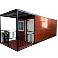 Maison Modulaire Conteneurisée Pliable 20FT X Z – Maison Préfabriquée en Acier, Mini-Bureau, Facile à Déplacer