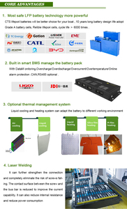 แบตเตอรี่ OEM ODM 48V 314Ah สำหรับหุ่นยนต์อุตสาหกรรม ใช้งานได้ยาวนาน สำหรับงานขนถ่ายวัสดุ - Product Image 4
