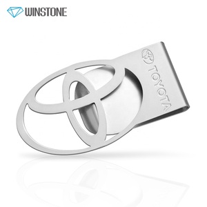 Fermasoldi in metallo personalizzato ottone OEM Business Business promozione internazionale argento fermasoldi - Product Image 2