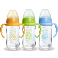 Ensemble de bouteilles de lait en verre pour bébé