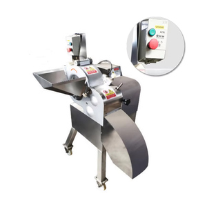 Machine de découpe automatique commerciale pour légumes frais (laitue, ail, oignon) - Hachoir, trancheuse, coupe-dés - Product Image 4