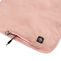 Coussin de siège chauffant électrique pliable pour chaise de bureau et voiture, alimenté par USB, tissé, couleur personnalisable, certifié OEKO-TEX