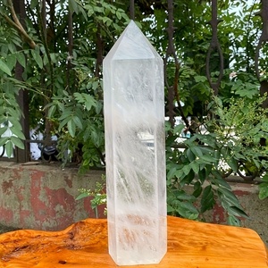 Cristal de Cuarzo Natural Transparente al por Mayor – Torre de Roca Blanca, Piedra Preciosa Suelta para Manualidades y Decoración del Hogar, Regalo de Pascua - Product Image 6