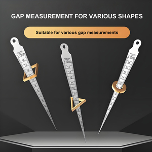 Factory Direct OEM/ODM SANTWELL Brand Taper Gauge 1-15mm Stainless Steel Wedge Ruler for Industrial <b>Gap</b> Inner Diameter Measuring - Product Image 4