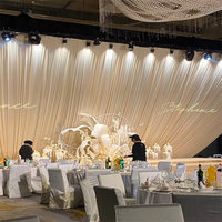 Rideau de fond de scène marron pour mariage, couleur caramel mocha café, pour réception, banquet, scène, plafond, décoration d'événements