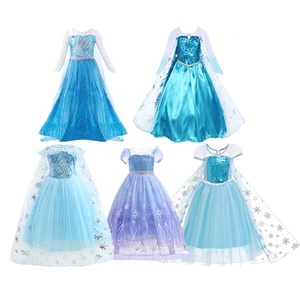 Wholesale Elsa Dress In Frozen Chiffon Layer Adds Elegance | Alibaba.com