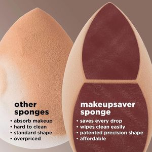 0130 <span class=keywords><strong>Real</strong></span> Technique Makeupsaver Éponge Maquillage Mélangeur Éponge pour Formulations Liquides et Crème Application Ciblée Sans Latex - Product Image 4