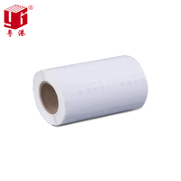 Label Stiker Kertas Thermal PET 4x6 untuk Printer Thermal, Lembaran Gulung Daur Ulang Terlaris, Perekat Kustom untuk Pengiriman Kerajinan