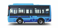Bus touristique urbain de haute performance 30-40 sièges pour la transmission manuelle de direction du carburant diesel RHD de transport de ville