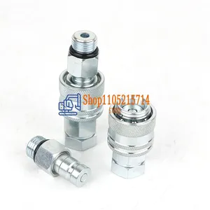 Connecteur rapide mâle-femelle pour excavatrice, manomètre, raccord <span class=keywords><strong>de</strong></span> <span class=keywords><strong>test</strong></span> <span class=keywords><strong>de</strong></span> pression, connecteur <span class=keywords><strong>de</strong></span> <span class=keywords><strong>test</strong></span> <span class=keywords><strong>de</strong></span> pompe hydraulique - Product Image 6
