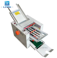 LTPK-9B/4 Offre Spéciale de haute qualité prix usine bureau Instruction Machine à cintrer ventilateur manuel plier le papier Machine à plier