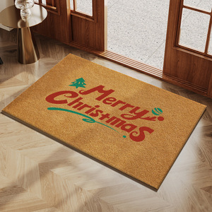 Paillasson de dessin animé Cangming en imitation fibre de coco 40x60cm, tapis d'entrée avec motif alphabet gnomes mignons, lavable en machine, intérieur/extérieur - Product Image 3