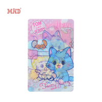 Carte de vœux 3D lenticulaire en plastique avec puce NFC, motif Cheval Magique Hell Fire