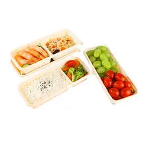 Biodegradable Cornstarch Packaging Boxes Corn Starch Takeaway Food Containers