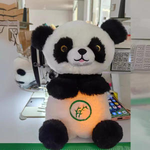 El Panda gigante simulado respira emite una canción de cuna ligera que calma el juguete de peluche súper suave para niños con relleno de algodón PP - Product Image 4