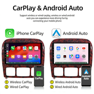 วอลคอมม์9นิ้วหน้าจอ IPS เครื่องเล่นดีวีดีในรถยนต์ระบบแอนดรอยด์สเตอริโอสำหรับรถยนต์ Benz S คลาส1998-2005 <span class=keywords><strong>W220</strong></span> S280 S320 S350 <span class=keywords><strong>S400</strong></span> S430 S500 - Product Image 2