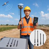 Antenne GNSS RTK courte multi-constellations, antenne de relevé GPS GNSS, récepteur RTK compact, accessoire de relevé de haute précision