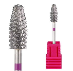 Fraise conique en carbure de tungstène non revêtue pour ponceuse à ongles, pour le retrait du gel, la manucure et le nail art - Product Image 6