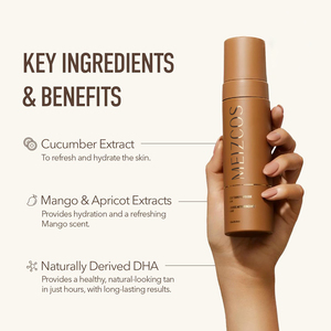 Nouveaux produits chauds OEM ODM peau autobronzant lueur foncé naturel soleil accélérateur bronzage Peptide soleil Mousse bronzante - Product Image 5