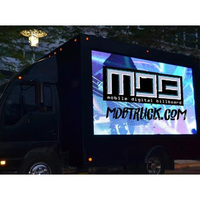 P4 4 kaki 4K kotak iklan Led mobil truk layar tampilan Led Camion mayitaire Ecran dinding Video Led